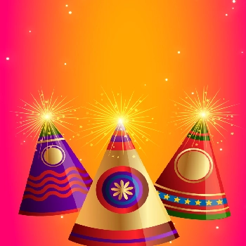 Colorful Flower Pot Fireworks - Ground Sparkling Fountains for Diwali